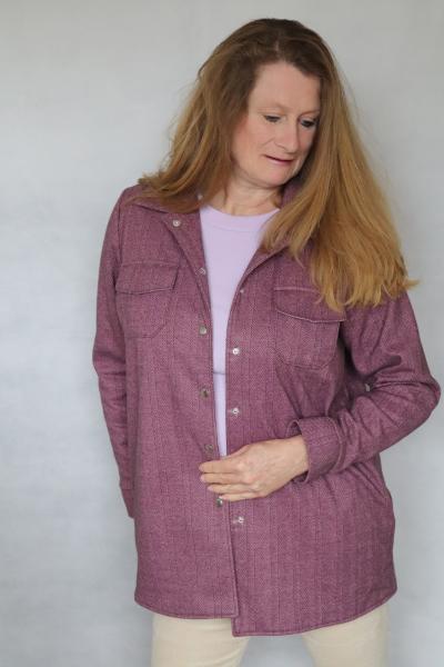 Fadenkäfer Papierschnittmuster Hemdjacke Flo Damen